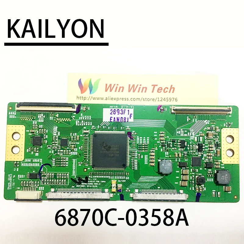 

free shipping 100% original logic board V6 32/42/47 FHD 120HZ 6870C-0358A VER1.0