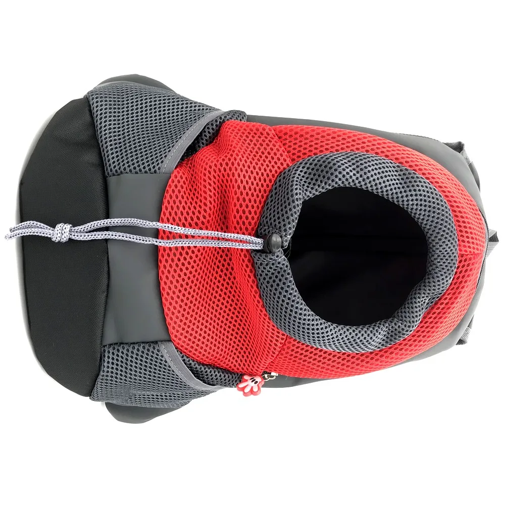 Собака Pet Carrier Рюкзак Сумка Портативный дорожная сумка собаку спереди сумка сетки рюкзак голову из двойной плеча открытый