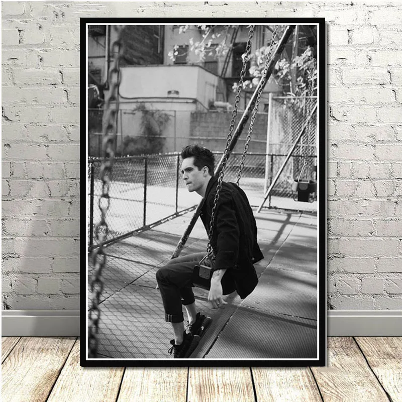 New Brendon Urie Panic at the Disco Pop Star Art Poster Canvas Painting Wall Picture Home Decor Posters and Prints - Цвет: 0013