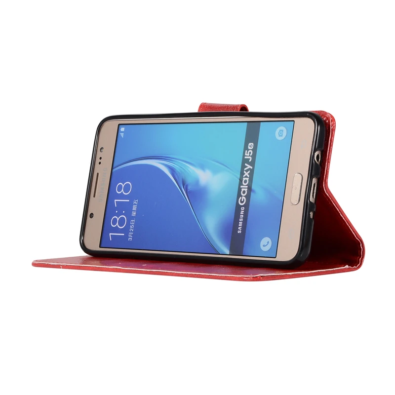 JYERAECOM Ретро флип чехол для samsung J5 2016 искусственная кожа + кремния Бумажник Крышкой