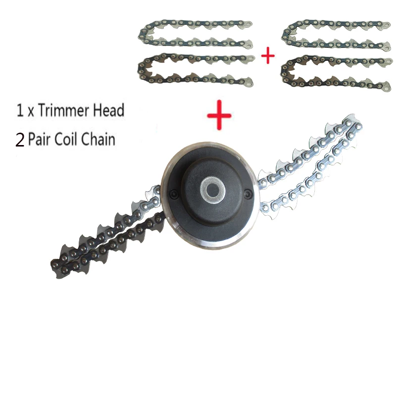 Универсальная катушка для триммера с цепью 65Mn утолщенной садовых газонокосилок |