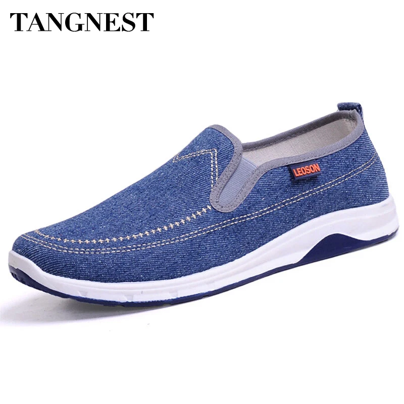 Tangnest 2016 Fashion Men Casual Shoes Spring Summer New Peking Comfortable Slip-on Canvas Man XML108 | Обувь