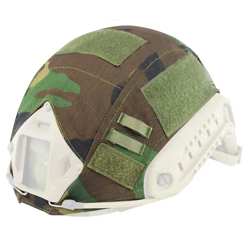 jungle camouflageWL WoSporT Тактический Быстрый шлем Чехол CO-04 для охоты страйкбол Пейнтбол ткань стиль шлем аксессуар для военного пейнтбола армии - Цвет: jungle camouflageWL