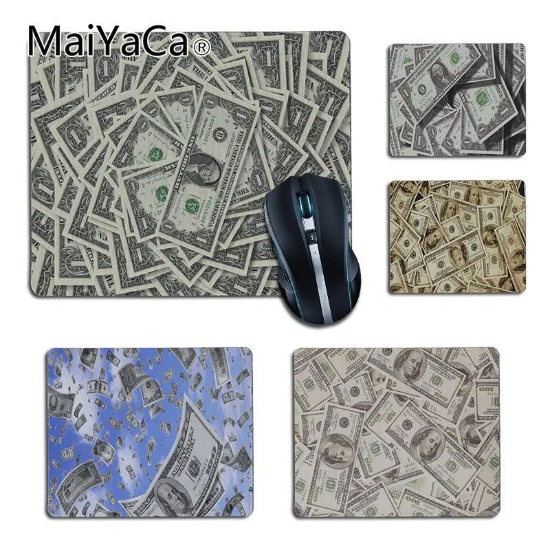 

MaiYaCa Retro Dollar Bills mouse pad As A Gift gamer play mats Computer Gaming Mouse Pad Gamer Play Mats Version Mousepad