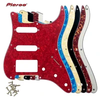 guitar parts for us 57 year 8 screw holes strat guitar pickguard with bridge paf humbucker single hss scratch plate