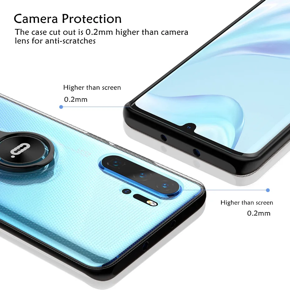 Для huawei P30 Pro Чехол автомобильный держатель Магнитный стенд кронштейн палец