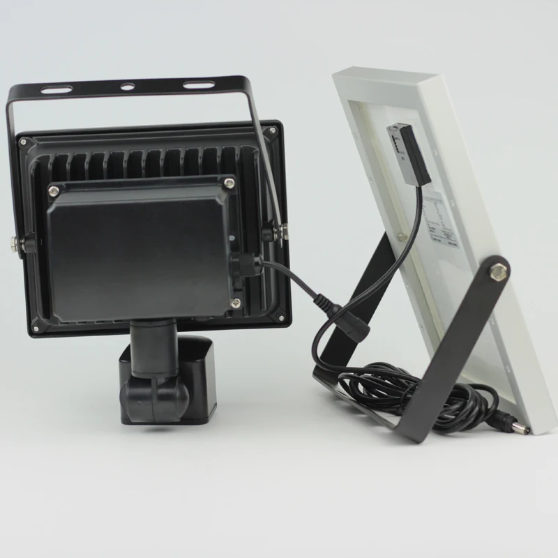 Лампа безопасности Goginsor прожекторы с солнечной батареей Kit 20 Вт датчиком