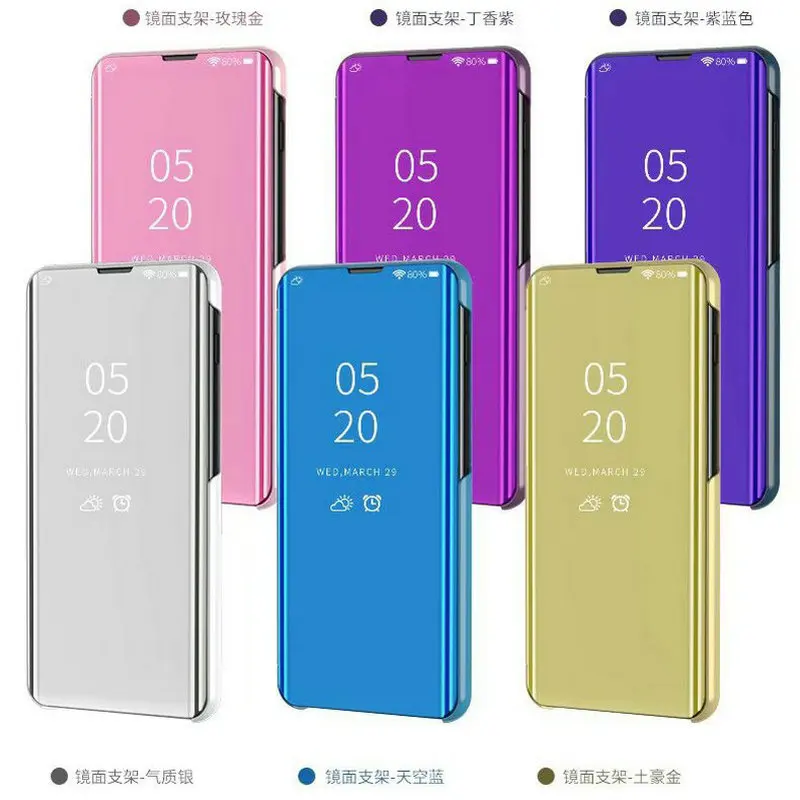 Huawei Honor 8X 8 X Coque Capa Smart Кожаный чехол для View 20 V20 телефон Fundas роскошный зеркальный