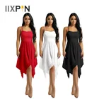 Платье для бальных танцев IIXPIN, шифоновое, ассиметричное, костюмы для лирических танцев
