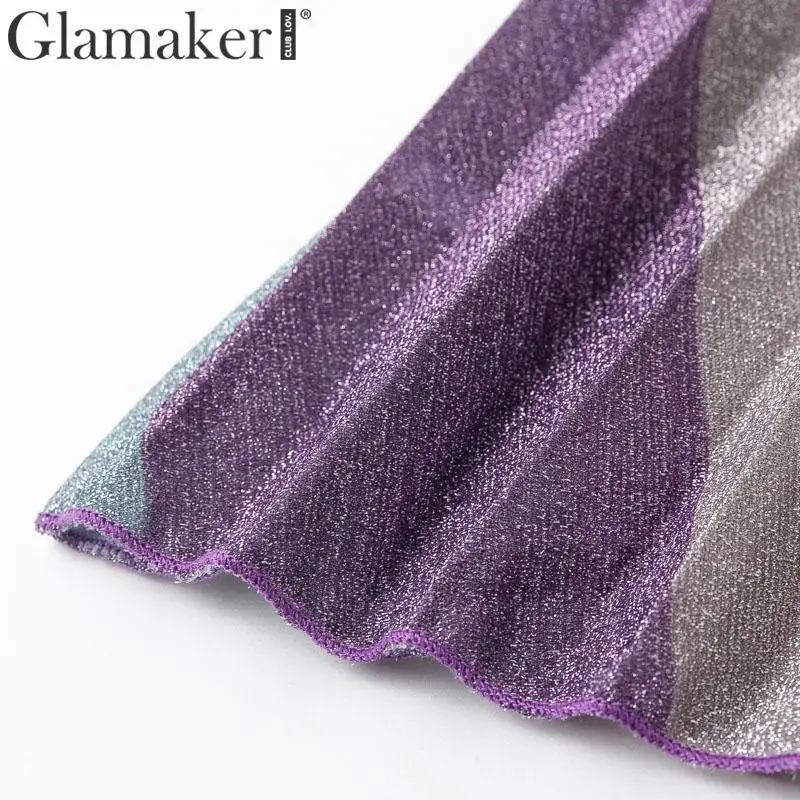 Glamaker, сексуальное длинное платье без рукавов с глубоким v-образным вырезом, женские летние вечерние платья с оборками, женское элегантное платье в полоску, Повседневное платье