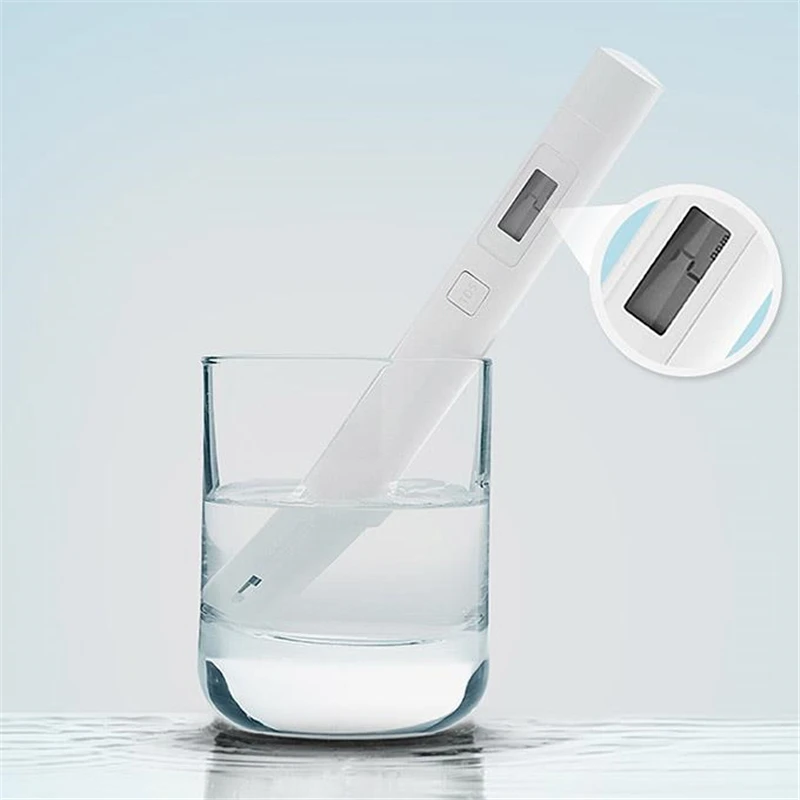 Xiaomi тестер воды ручка с TDS Качество воды портативный белый мини детектор воды измерительный инструмент для домашнего использования - Цвет: 1pc TDS Tester
