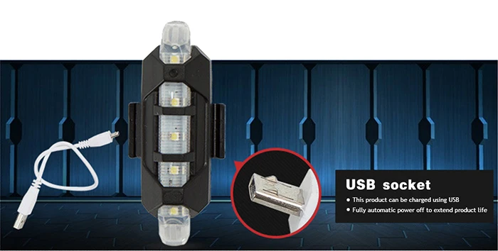 Супер яркий Перезаряжаемый USB задний светильник светодиодный велосипедный задний сигнальный светильник портативный водонепроницаемый велосипедный фонарь