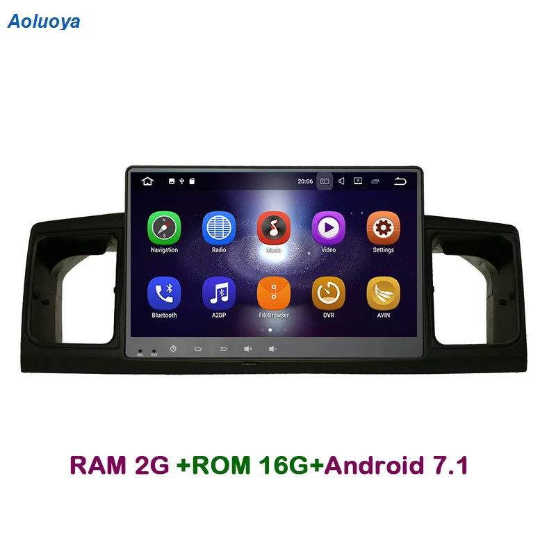 Aoluoya RAM 2 ГБ Android 7 1 Din автомобильное радио DVD GPS навигация для Toyota Corolla EX 2013 2014 2015