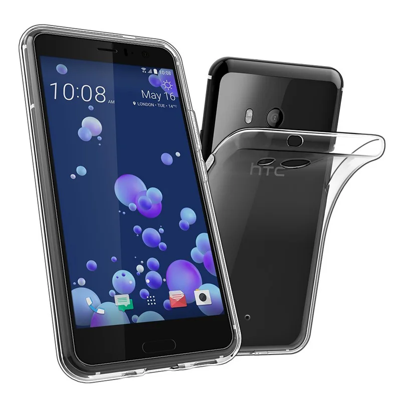 TOLIFEEL For HTC U11 Case Slim Luxury Silicone Cover Shockproof Soft TPU Transparent Phone Back Protection Shell |