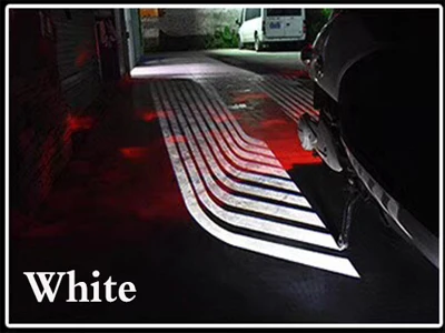 1pair white WHDZ Универсальный Автомобильный мотоцикл ghost angel wings светодиодный лазерный светильник, автомобильная светодиодная дверная предупреждающая лампа, приветственный светильник, светильник-проектор - Цвет: 1pair white