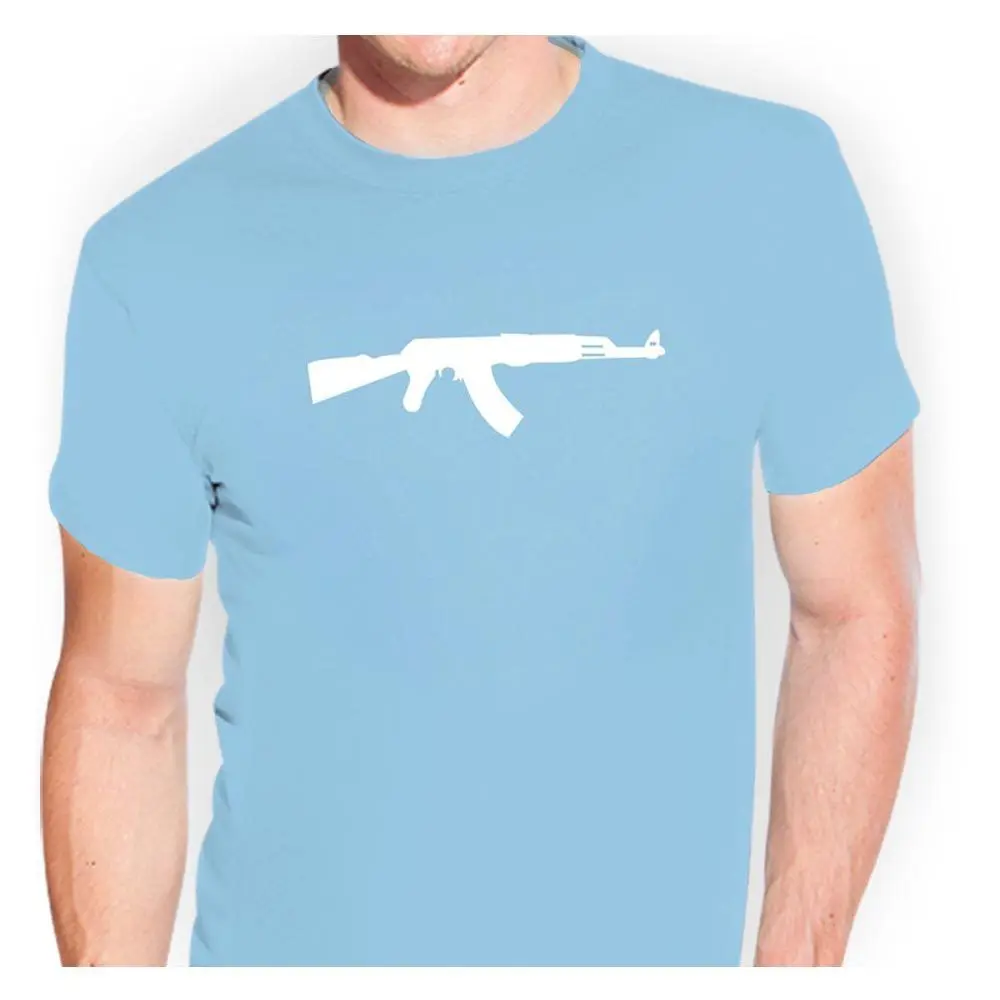Наклейка на футболку AK-47 Kalaschnikow AK47 - tsf0294 | Мужская одежда