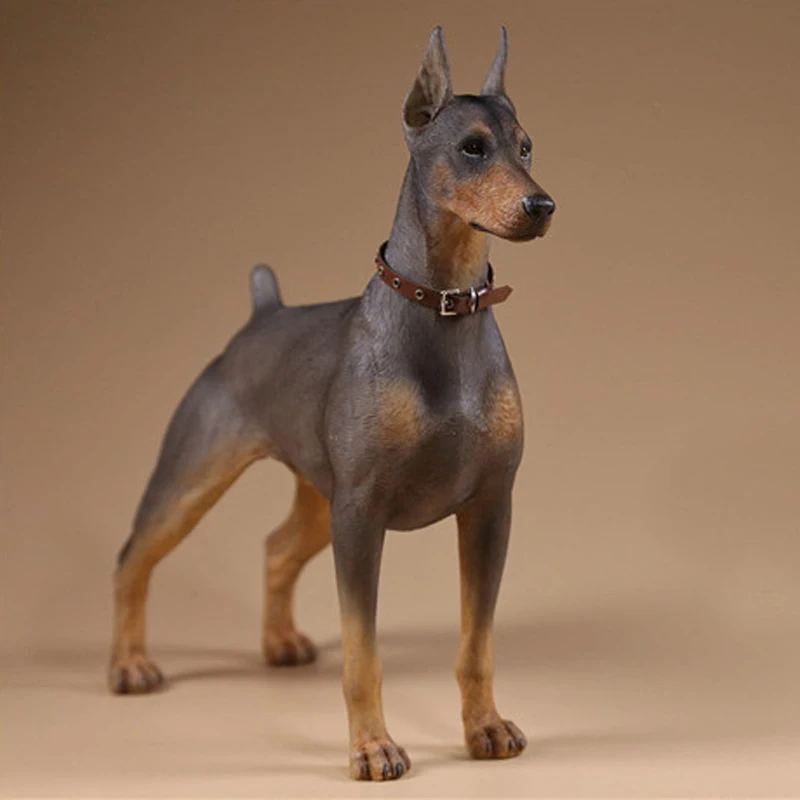 Модель Mnotht 1/6 в масштабе Doberman Pinscher, Коллекционная модель, игрушки из смолы, модель собаки для 12 дюймов, экшн-фигурка, аксессуары, игрушки - Цвет: M002