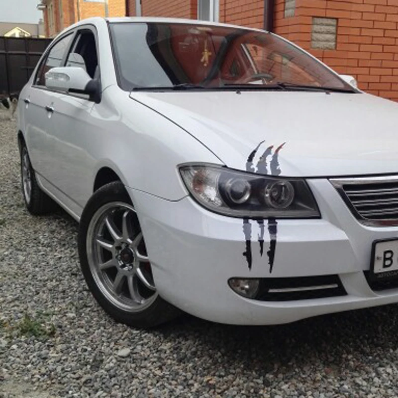 Автомобильная наклейка в полоску для передней фары monster claw EMGRAND EC7 RV EC8 Chery Tiggo Fulwin A1