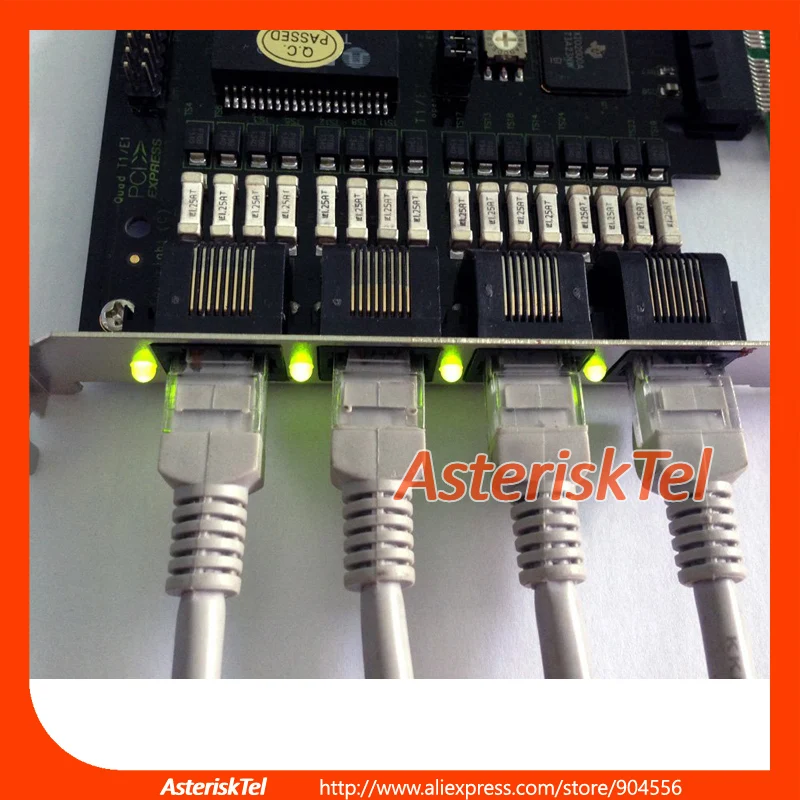 ISDN PRI TE420 T1 плата 4 E1/T1 порта Asterisk E1 карта SS7 поддержка Sangoma FreePBX digium AsteriskNow TCPBX Briker