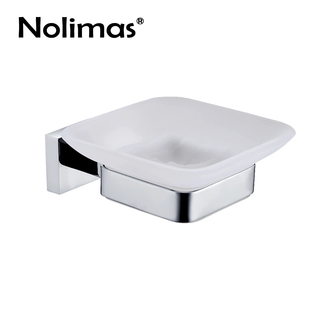 

SUS 304 Stainless Steel Bathroom Soap Dish Holder Finish Polished Soap Dish Set Bathroom Accessories With Hooks Wall Mounted