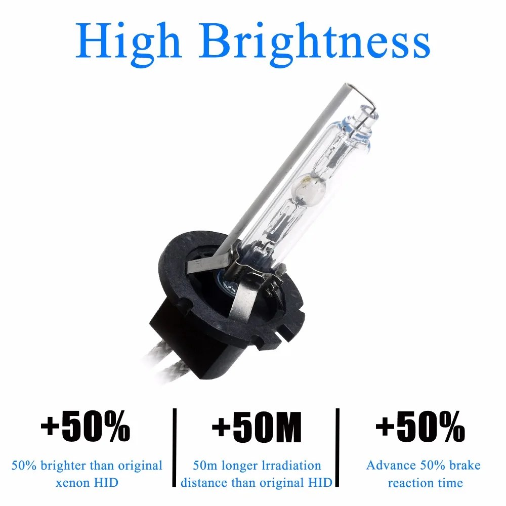 2 шт. HID ксеноновая лампа 12 V/24 V 55 W H1, H3, H7, H9, H11, HB3, HB4, h4 Биксеноновые Быстрый старт УФ супер яркие автомобильные головные фары 5500 k 6500 k