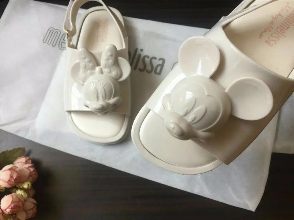 Мини Мелисса 2018 ботинки новые летние босоножки из прозрачного пластика для