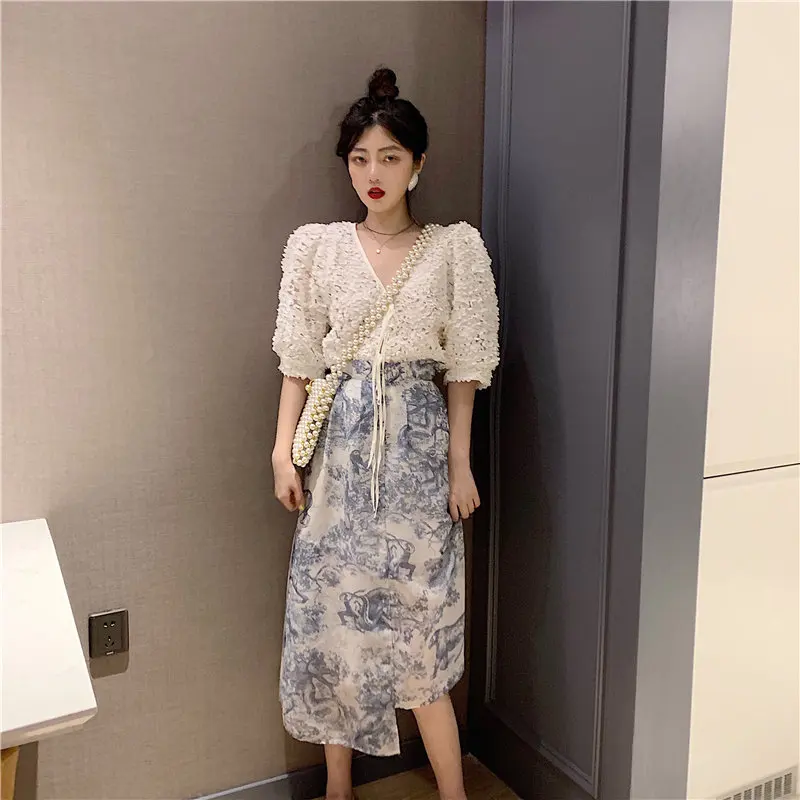 Hzirip New Simple Lace Short Sleeves Loose Sweet Solid Casual Female Cardigans Chiffon Basic Shirts |