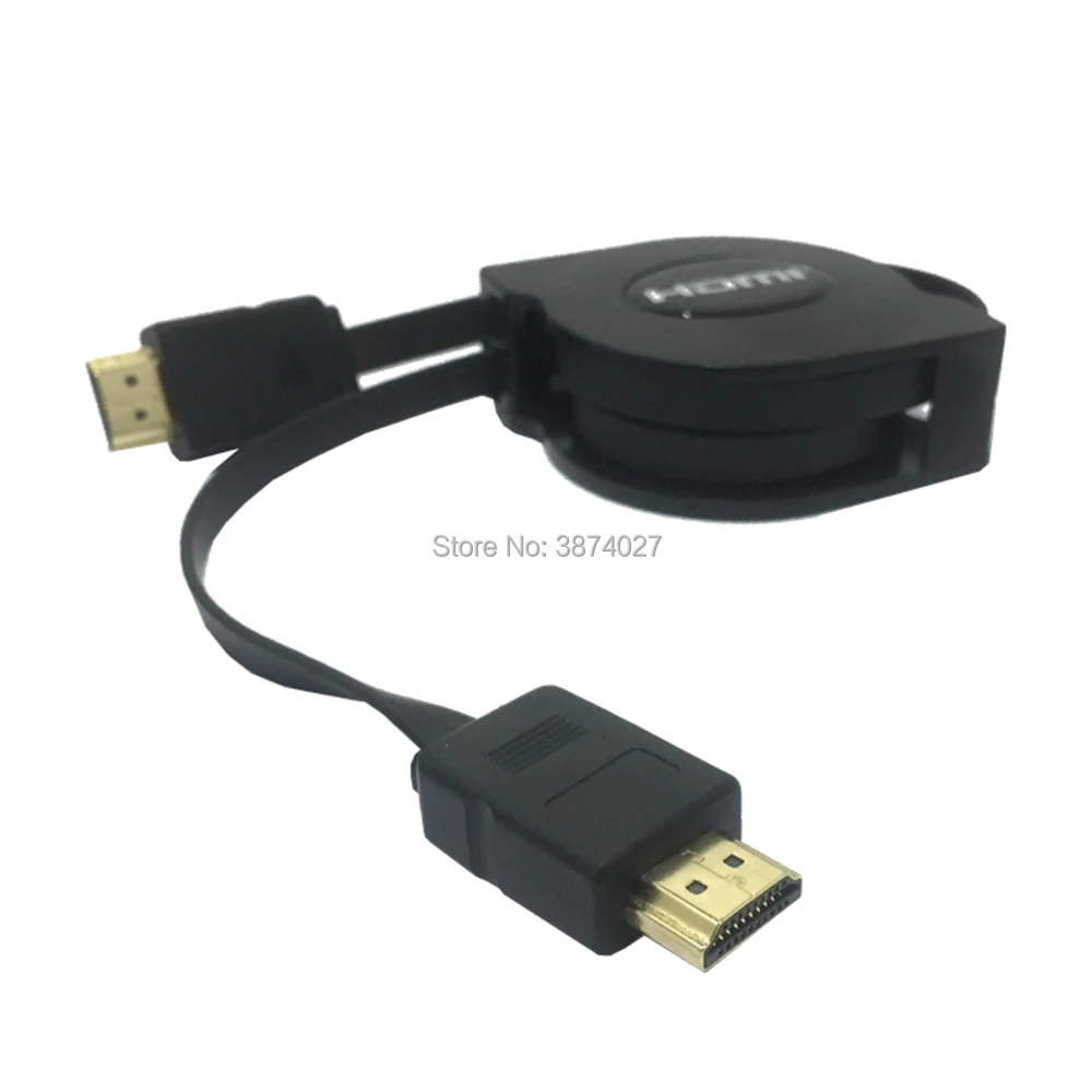 Выдвижной Высокоскоростной HDMI 1,4 папа-папа видео HDTV кабель 1,5 м поддерживает Ethernet 3D и аудио