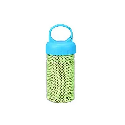 Fluorescent Green Охлаждающее полотенце для мгновенного охлаждения, многоразовое Впитывающее пот супер мягкое полотенце для спорта, тренировки, фитнеса, плавания, тренажерного зала - Цвет: Fluorescent Green