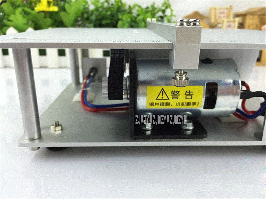 Мини стол ручной работы деревообрабатывающий скамейка DIY Модель оборудование для режущей пилы точность миниатюрная Настольная пила G1 DC-24V/4A 3800r/min