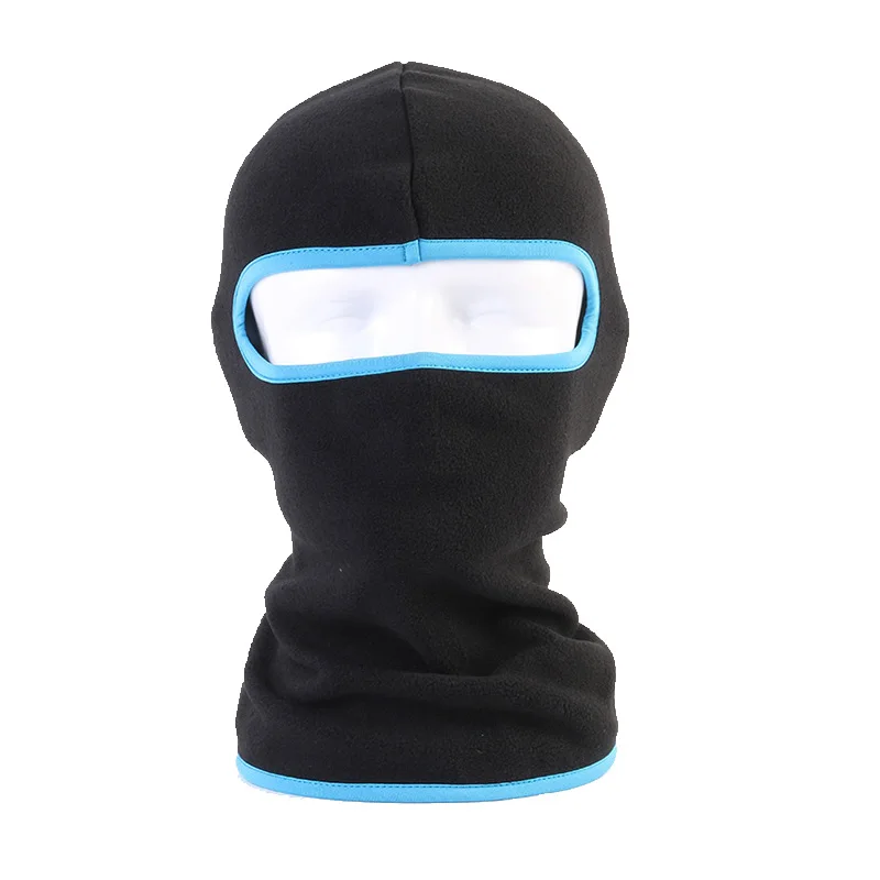 Зимний дышащий теплый флисовый термальный ветронепроницаемый подшлемник для