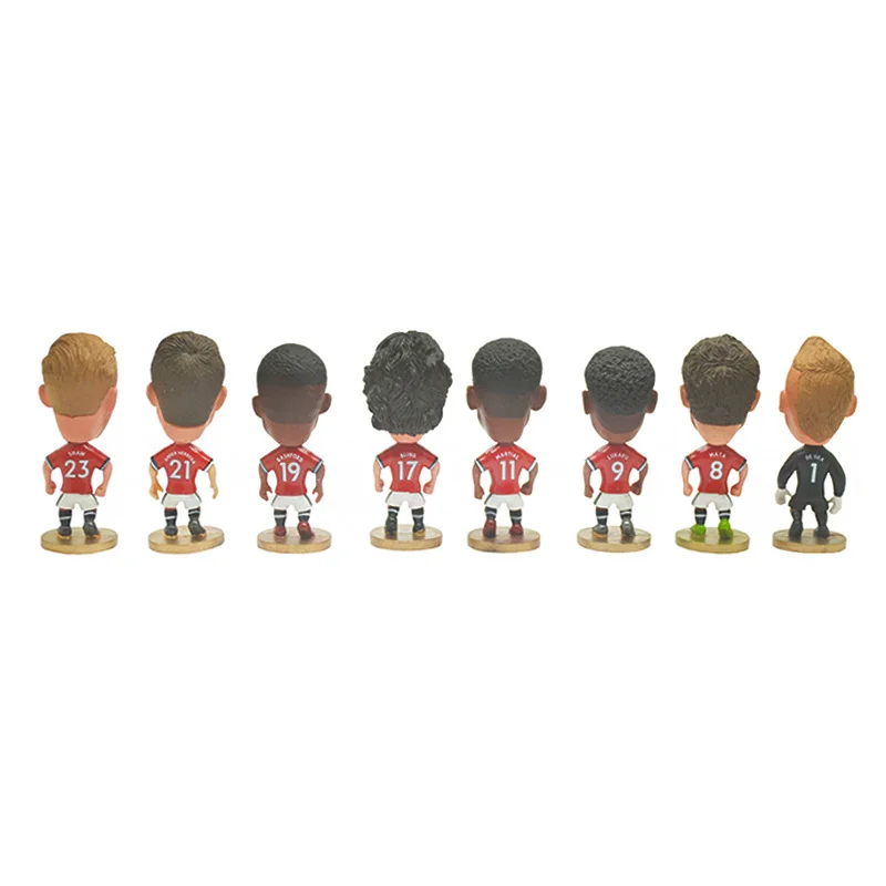 Аксессуары для украшения дома Футбольные Звезды C Ronaldo Beckham Lukaku Rashford фигурки