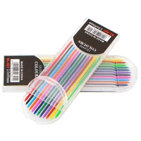 12pcsbox 2b 2mm 12 color length 90mm mechanical pencil lead art sketch drawing color lead school office supplies