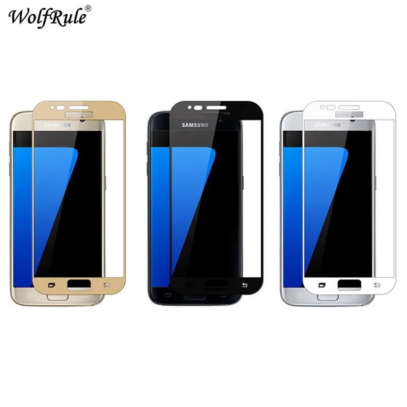 Pel&iacute;cula protectora de pantalla para Samsung Galaxy J3 Pro, vidrio templado antiexplosi&oacute;n para Samsung Galaxy J3 Pro, pel&iacute;cula de cubierta completa, 2 uds.-0