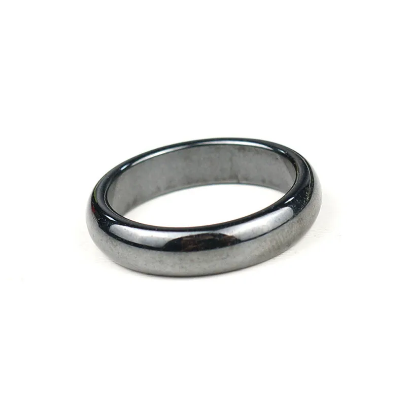 Romad магнитное гематитовое кольцо для женщин мужские ювелирные изделия черное