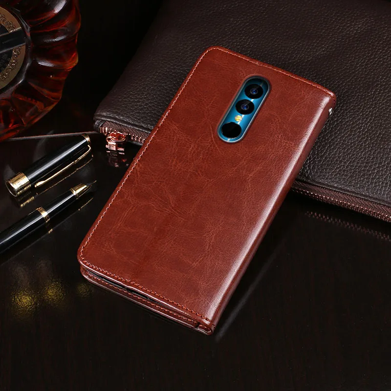 Флип чехол книжка для Umidigi A1 Pro задняя крышка противоударный Роскошный кожаный
