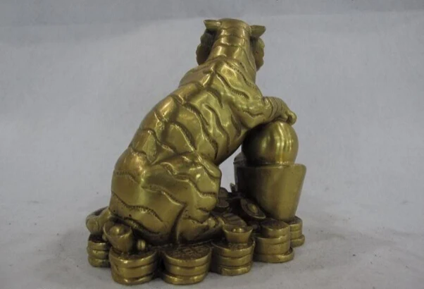 Песня voge gem S0941 5 Китайская классическая фигурка из чистой латуни и меди со знаками