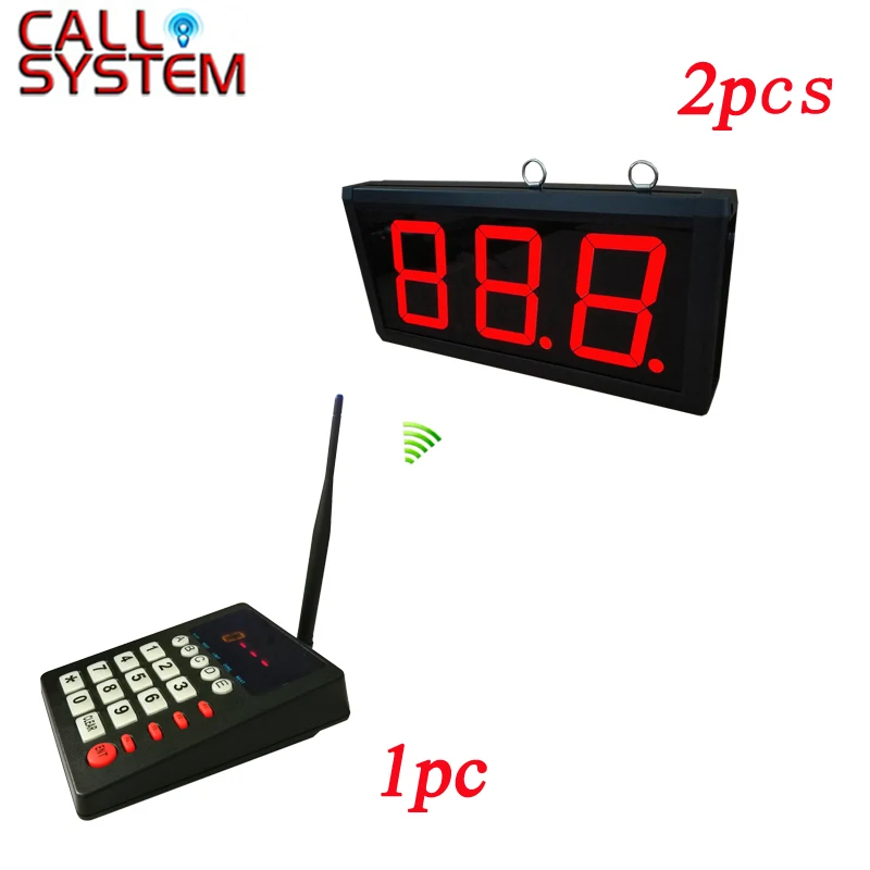 Система вызовов в очереди для ресторана фаст фуда 2 номера экран с 1 клавиатурой