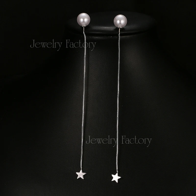 Женские серьги-кисточки с искусственным жемчугом кристаллами | Украшения и