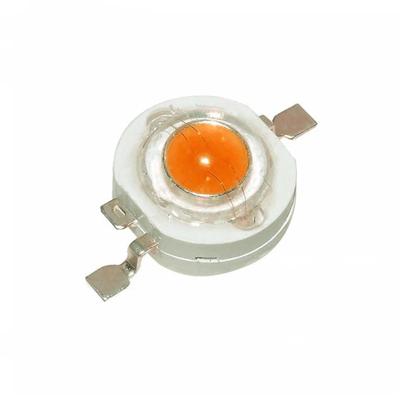 only LED 50 шт. 3 Вт 45mil 400nm-840nm полный спектр светодиодный светильник для выращивания диодов для быстрого выращивания растений - Испускаемый цвет: only LED