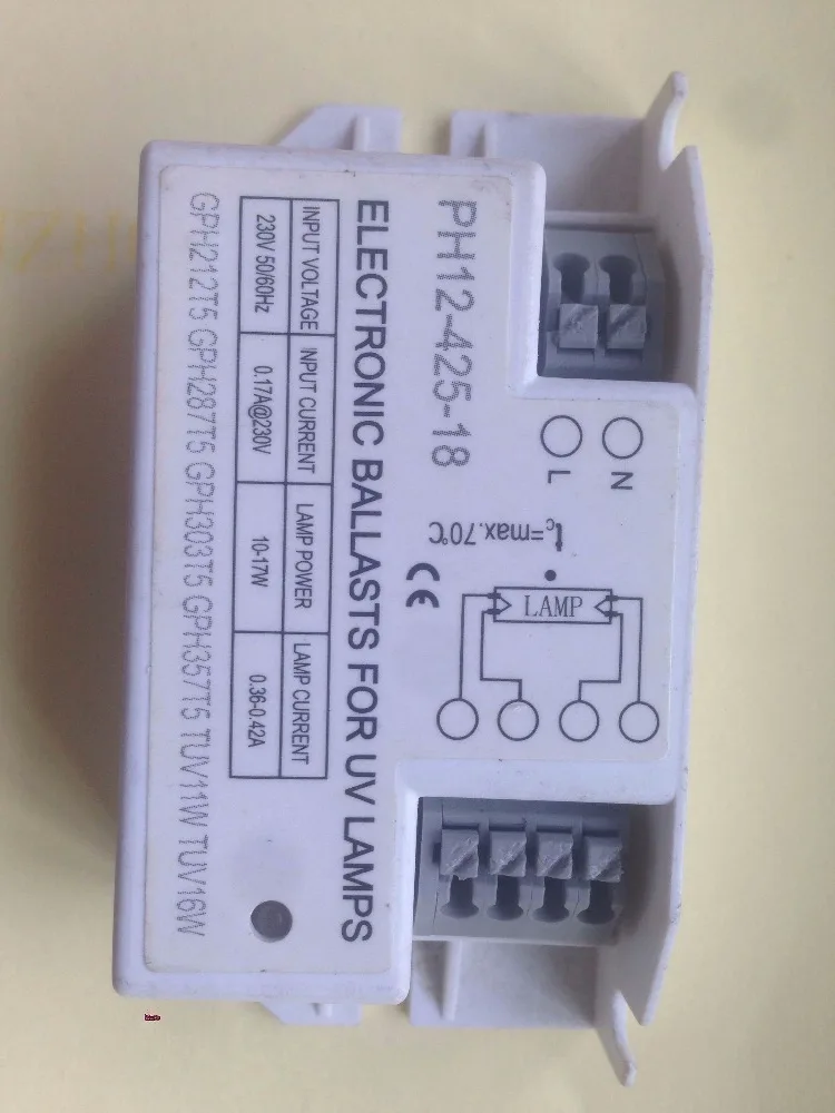 2 шт. электронный балласт для УФ лампы бактерицидной UVC GPH150T5 GPH287T5 GPH303T5 GPH357T5 TUV 11 Вт