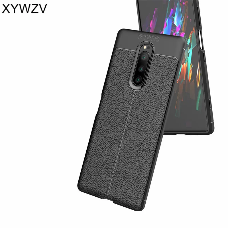 Для Sony Xperia 1 чехол Роскошный армированный резиновый мягкий силиконовый для