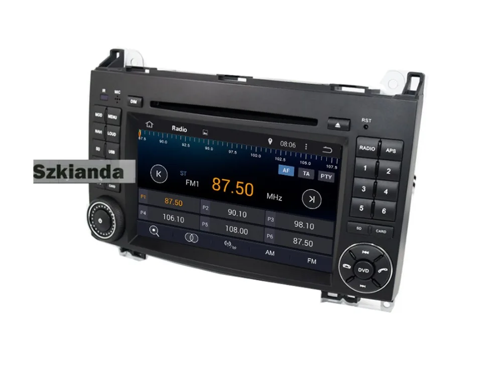 7 дюймовый HD Android 1 автомобильный DVD плеер для Mercedes benz B200 W169 A160 Viano Vito GPS NAVI радио BT