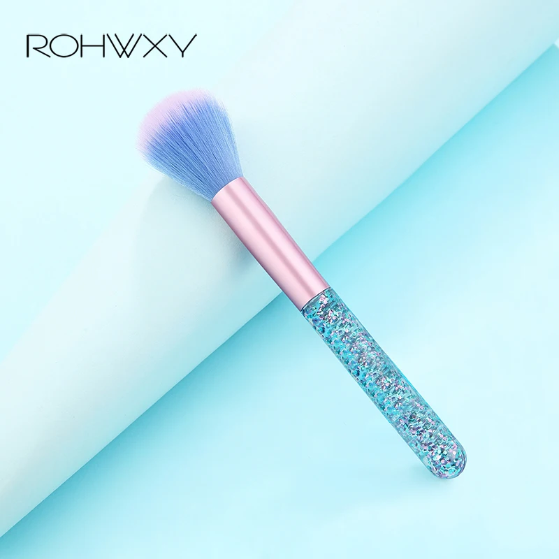 Мягкая Блестящая щетка для ногтей ROHWXY очищающая от пыли акриловое