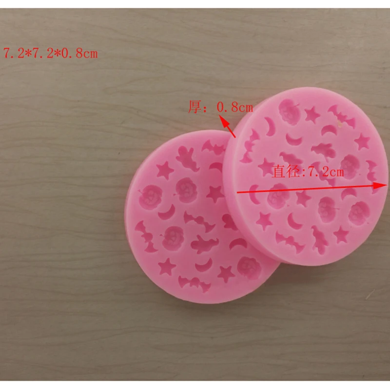 Хэллоуин тыква формы силиконовые украшения торта помадка торт 3D пищевой DIY Molde de