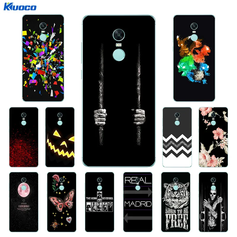 Case for Xiaomi Redmi Note 4X Soft Silicone Clear TPU Cover Character Printing Ultra Thin 4 X 5.5&quot |