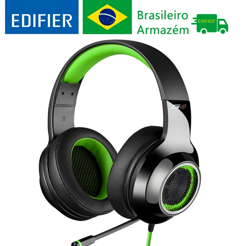 EDIFIER G4 Профессиональная USB игровая гарнитура высокого качества с 7 1 виртуальным