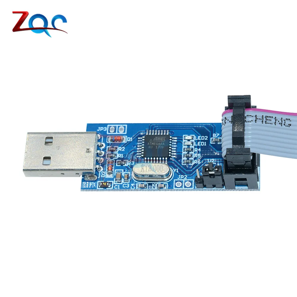 Программатор USBASP USBISP AVR USB ISP ASP ATMEGA8 ATMEGA128 с поддержкой Win7 64K для Arduino | Инструменты