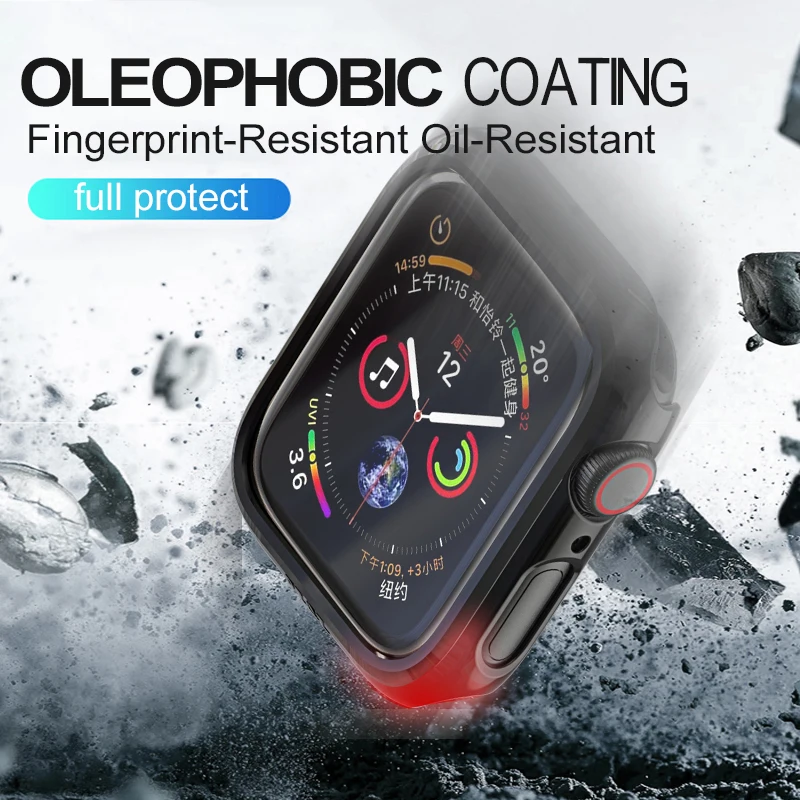 Закаленное стекло 20D для Apple Watch защитная пленка экрана 44 мм 38 42 40 серии 4 3 2 1 с