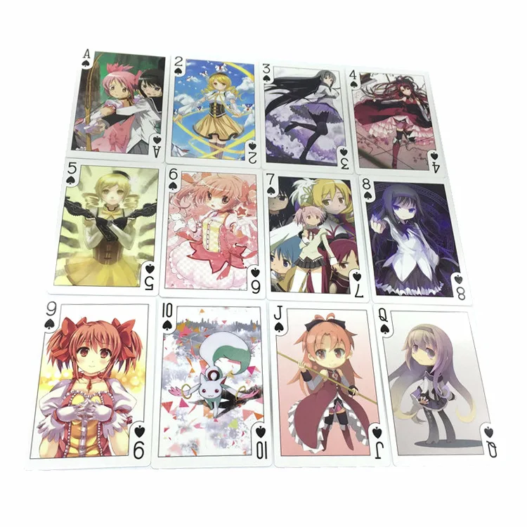 Аниме Покер Puella Magi Madoka Magica персонаж колода игрушка для коллекции игровых карт PK0010